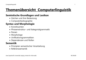 Semiotische Grundlagen - Institut für Informatik