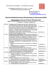 Seminarprogramm und Dokumente bis Nr. 9 (S.49)