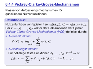 6.4.4 Vickrey-Clarke-Groves