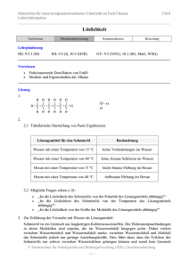 Lehrerinformation - Kompetenzorientierung an Schulen (KOMPAS)