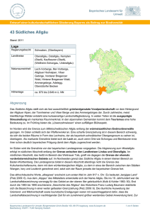 43 Südliches Allgäu - des Bayerischen Landesamt für Umwelt