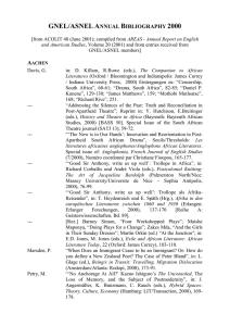 Bayreuth - gaps - association for anglophone postcolonial studies