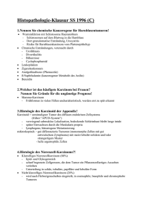Histopathologie-Klausur SS 1996 (C) - Homepage.ruhr-uni