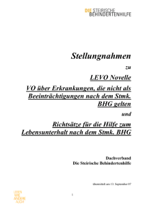 Stellungnahme des Dachverbands