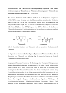 Das Alkaloid Thienodolin wurde 1993 von Kanbe et al