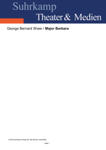 George Bernard Shaw / Major Barbara
