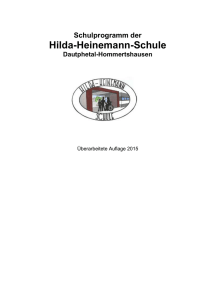 Unsere Schule - Hilda-Heinemann-Schule Hommertshausen