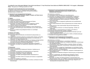 Stoffverteilungsplan PRISMA Biologie 7–10 Rheinland-Pfalz