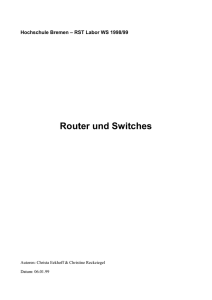 Router und Switches - Weblearn