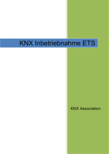 1 Inbetriebnahme - KNX Association