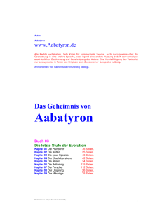 Das Geheimnis von Aabatyron (Teil 3)