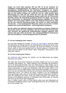 Gregor von Tours - Frankengeschichte