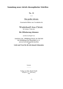 Sammlung neu=theosophischer Schriften