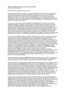 Joseph Goebbels: Nun, Volk, steh auf, und Sturm - KGH auf lo-net