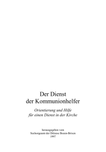 Der Dienst - Diözese Bozen