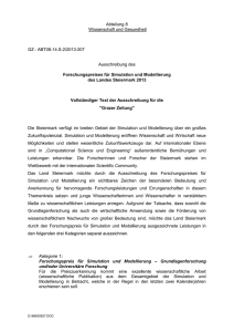 ausschreibung 2013 - Gesundheit Steiermark