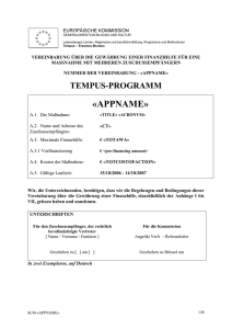 grant agreement for an action - EACEA