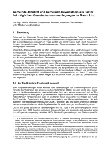 2 Gemeinde-Zusammenlegungen & Gemeinde-Identit&auml;t im