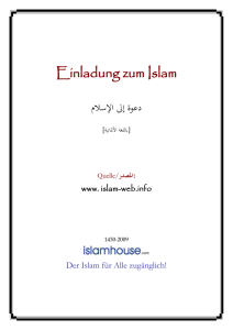 Einladung zum Islam