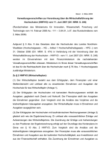 Verwaltungsvorschriften zur HWFVO (Stand: 02.03.2009)