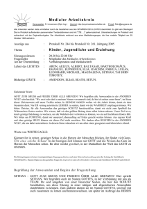 Kinder, Jugendliche und Erziehung