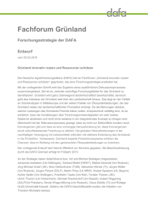 DAFA-Strategieentwurf Grünland