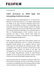 Fujifilm showcases best-in-class solutions at FESPA Digital 2012