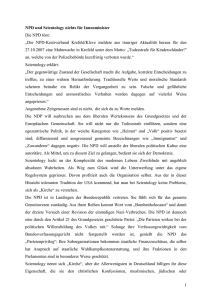Der NPD-Kreisverband Krefeld/Kleve meldete aus trauriger