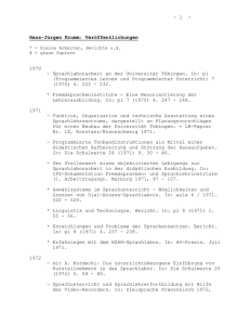Hans-J&uuml;rgen Krumm: Ver&ouml;ffentlichungen