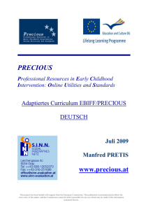 Adaptiertes Curriculum EBIFF/PRECIOUS