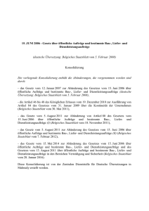Gesetz &uuml;ber &ouml;ffentliche Auftr&auml;ge und bestimmte Bau-, Liefer