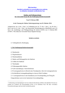 Studien - Universit&auml;t Passau