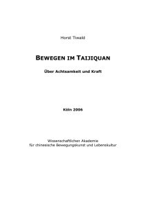 Taiji - Prof. Dr. phil Horst Tiwald
