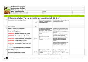 Stoffverteilungsplan PRISMA Biologie 1 Ausgabe A Hessen