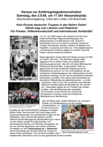 Flugblatt zur Berliner Demonstration - RF-News