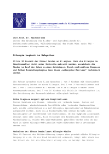 26. November 2003 - Interessensgemeinschaft Allergenvermeidung