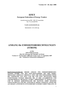 Anhang f&uuml;r Emissionsberechtigungen