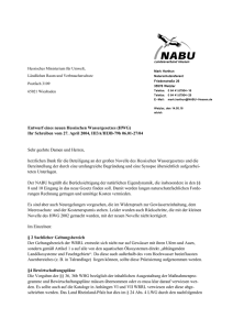 Briefvorlage NABU