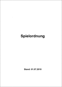Spielordnung des TFV