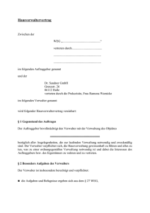 Mustervertrag - Dr. Sandner GmbH