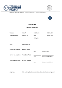 3 Beschreibung der klinischen Pr&uuml;fung