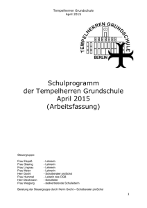 Schulprogramm April 2015