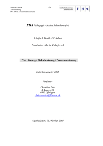 FHA Pädagogik / Institut SekundarstufeI