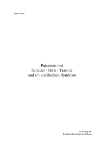 2 Was ist ein Schädel - Hirn - Trauma (SHT)