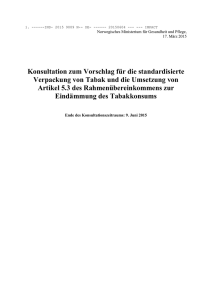 3. die standardisierte verpackung von tabak und tabakerzeugnissen