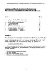 Umsetzungshilfe EFIT