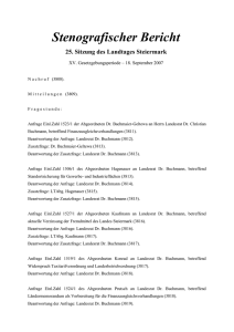 25. Landtagssitzung vom 18.09.2007