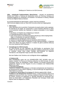 Formblatt zur Bestätigung der Teilnahme an der ASiiA