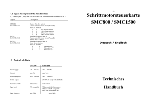 Schrittmotorsteuerkarte