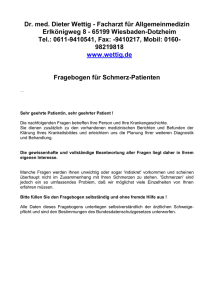 Patienten - Fragebogen